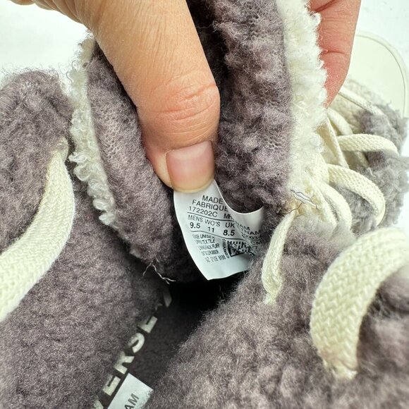 Converse Run Star Hike Hi Platform Men 9.5 Women 11 72202C Sherpa Vapor Boot - Picture 10 of 11